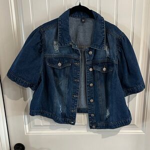 SHEIN Blue Denim Jacket